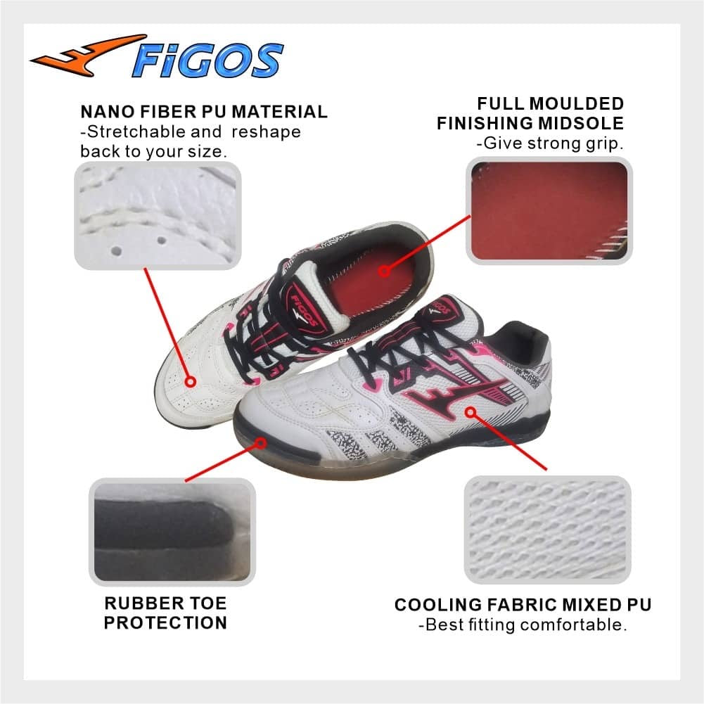FIGOS PRO GAMMA 5TH GENERATION WHITE TIGER COURT SHOE