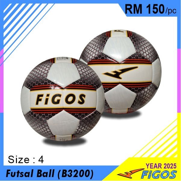 Figos Premium Futsal Ball Hand Stitches size 4 tournament grade