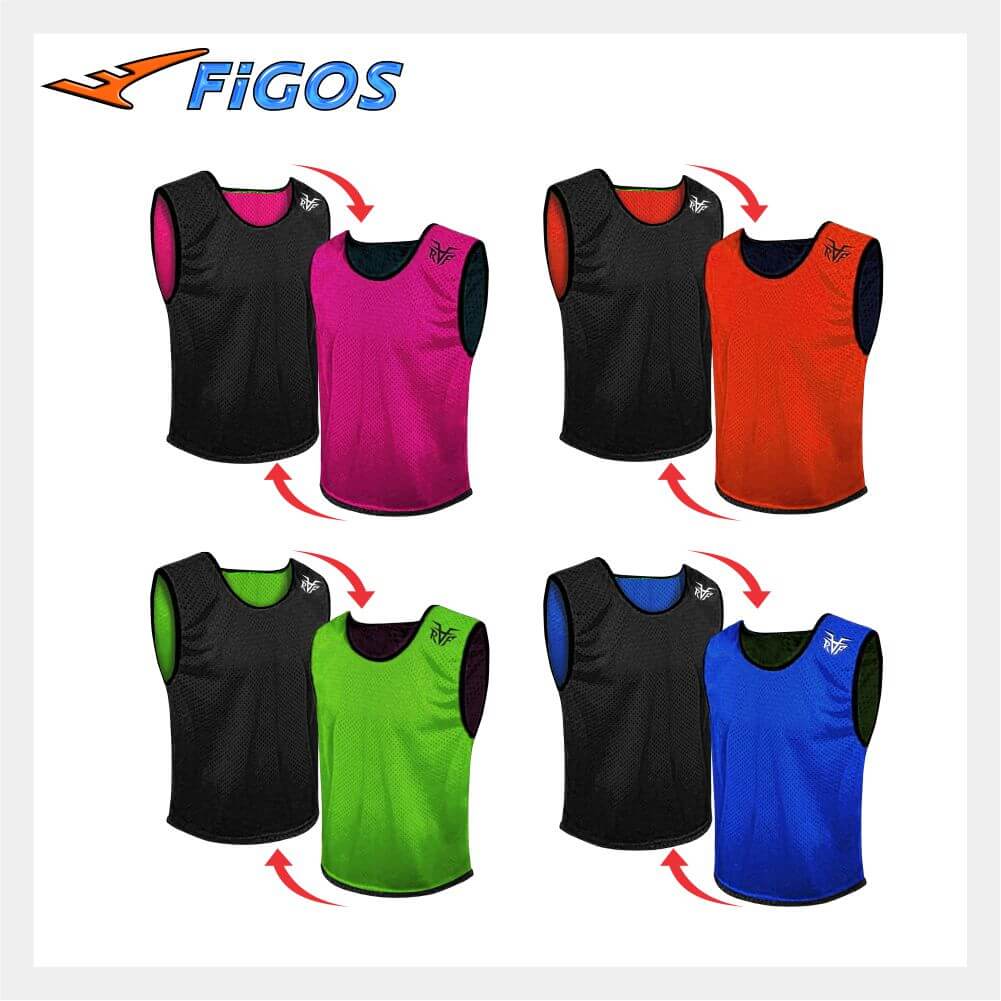 FIGOS TRAINING DOUBLE SIDED TWO WAY BIBS