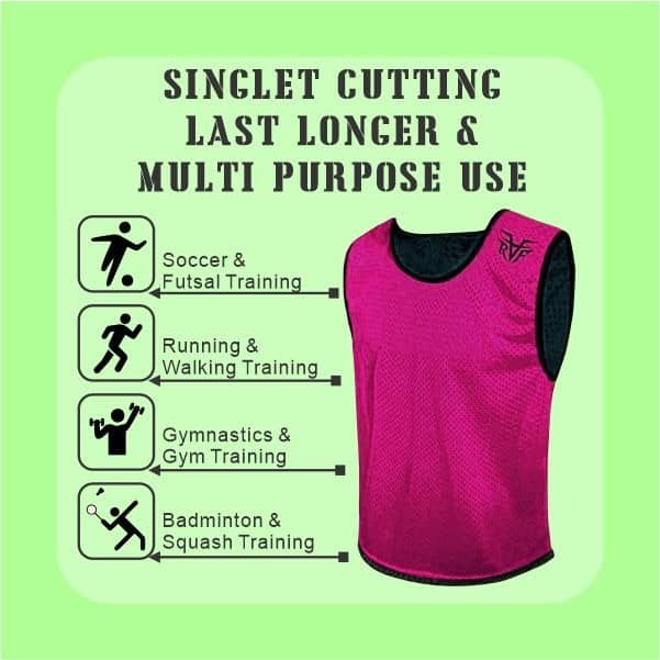FIGOS TRAINING DOUBLE SIDED TWO WAY BIBS