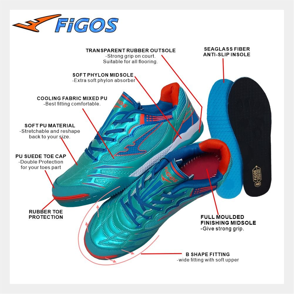 FIGOS PRO ALPHA FUTSAL UNISEX FOR MEN & WOMEN